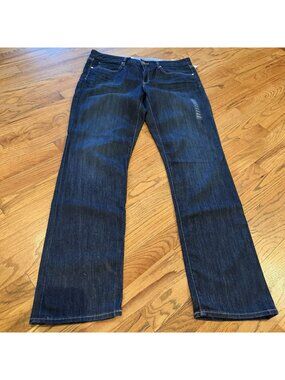 GAP WOMENS REAL STRAIGHT JEANS NEW 32/14 REGULAR